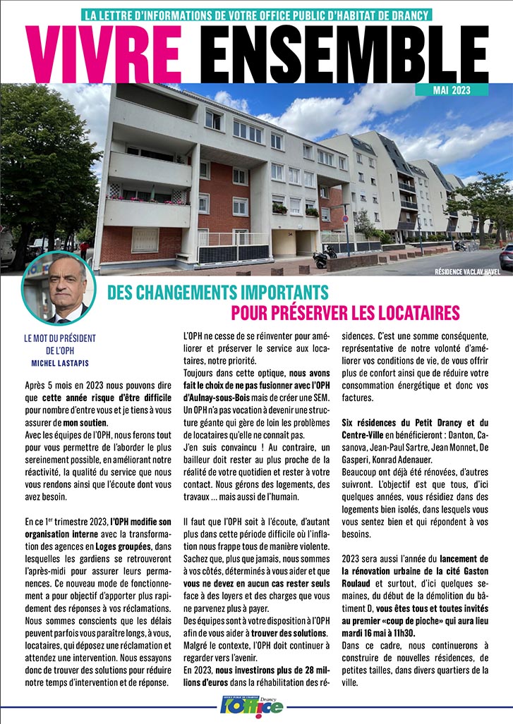 Couv_VE_Mai_2023 Vivre_ensemble_mai_2022